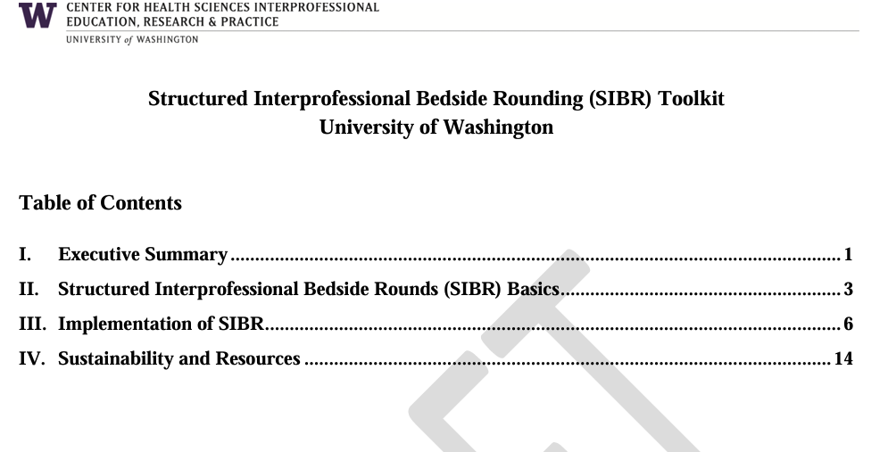 SIBR Toolkit cover page