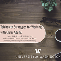 Telehealth Strategies for Working with Older Adults, Laura Sabin Lopez,