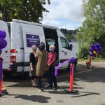 Members of the University of Washington’s Health Sciences schools unveiled the new Mobile Health & Outreach Van on Friday, April 30, 2021.